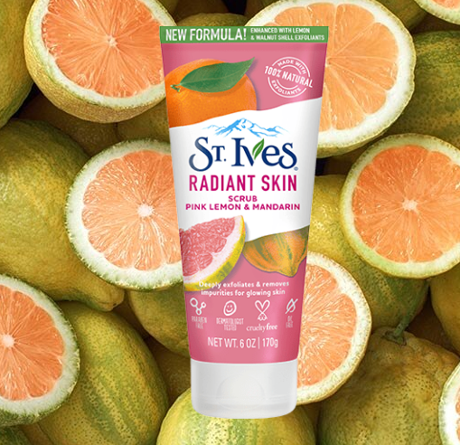 St. Ives radiant skin scrub Pink Lemon & Mandarin 170gm