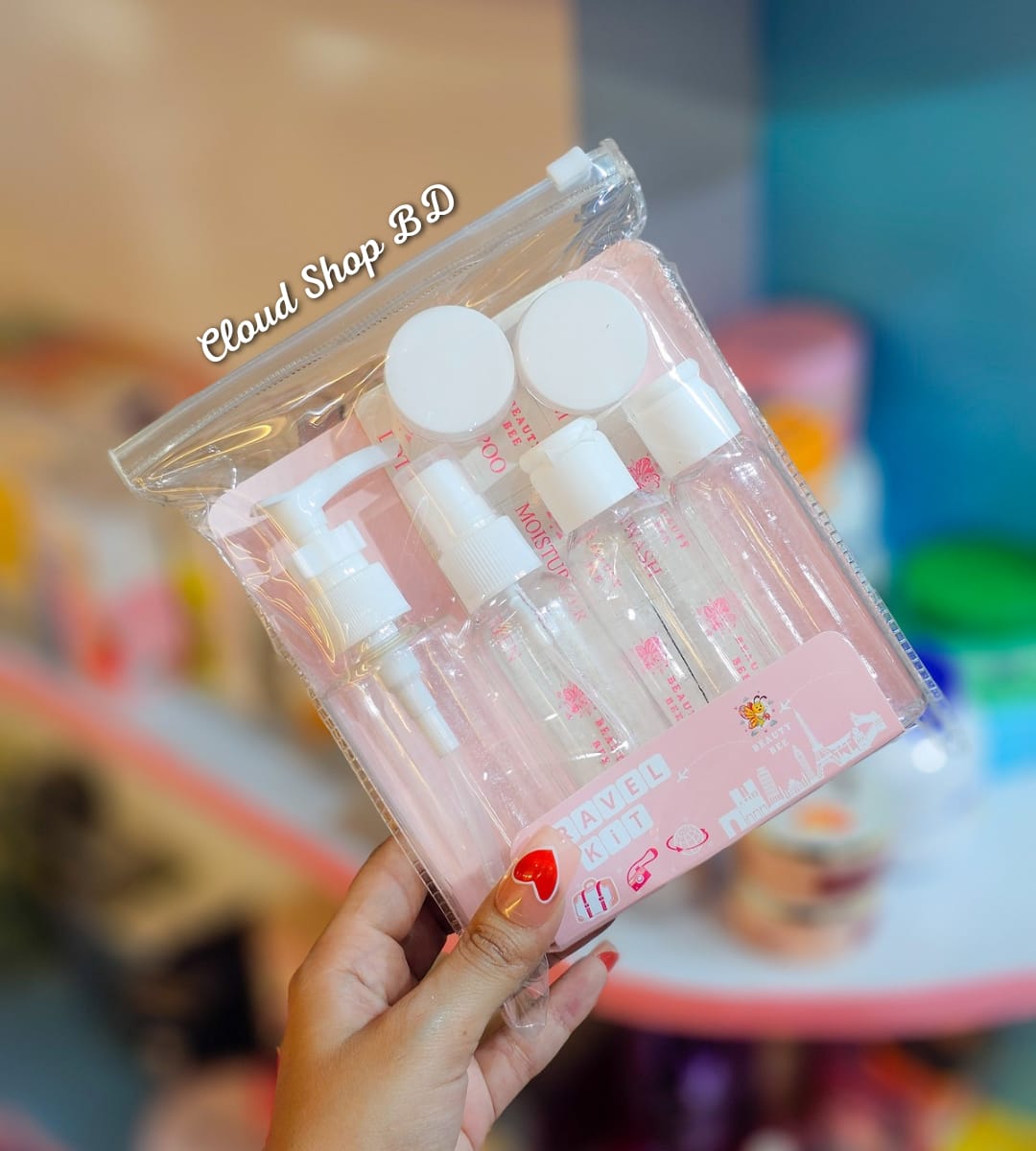 Beauty Bee 6pcs Travel Kit Set with Sticker