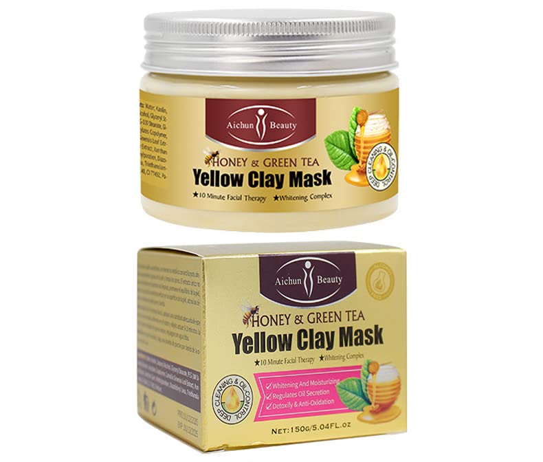 AICHUN BEAUTY Honey & Green Tea Yellow Clay Mask