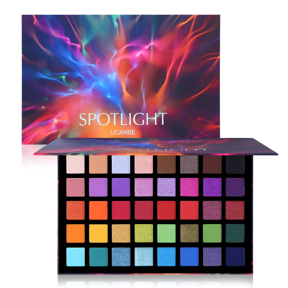 UCANBE Spotlight Eyeshadow Palette Professional 40 Color Eye Shadow Pallet