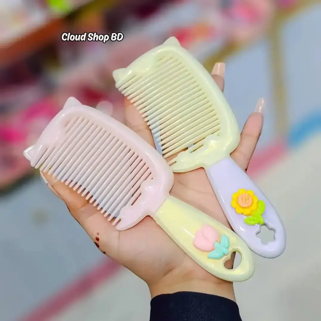 AISHU Portable & Thickened Flower Hair Brush