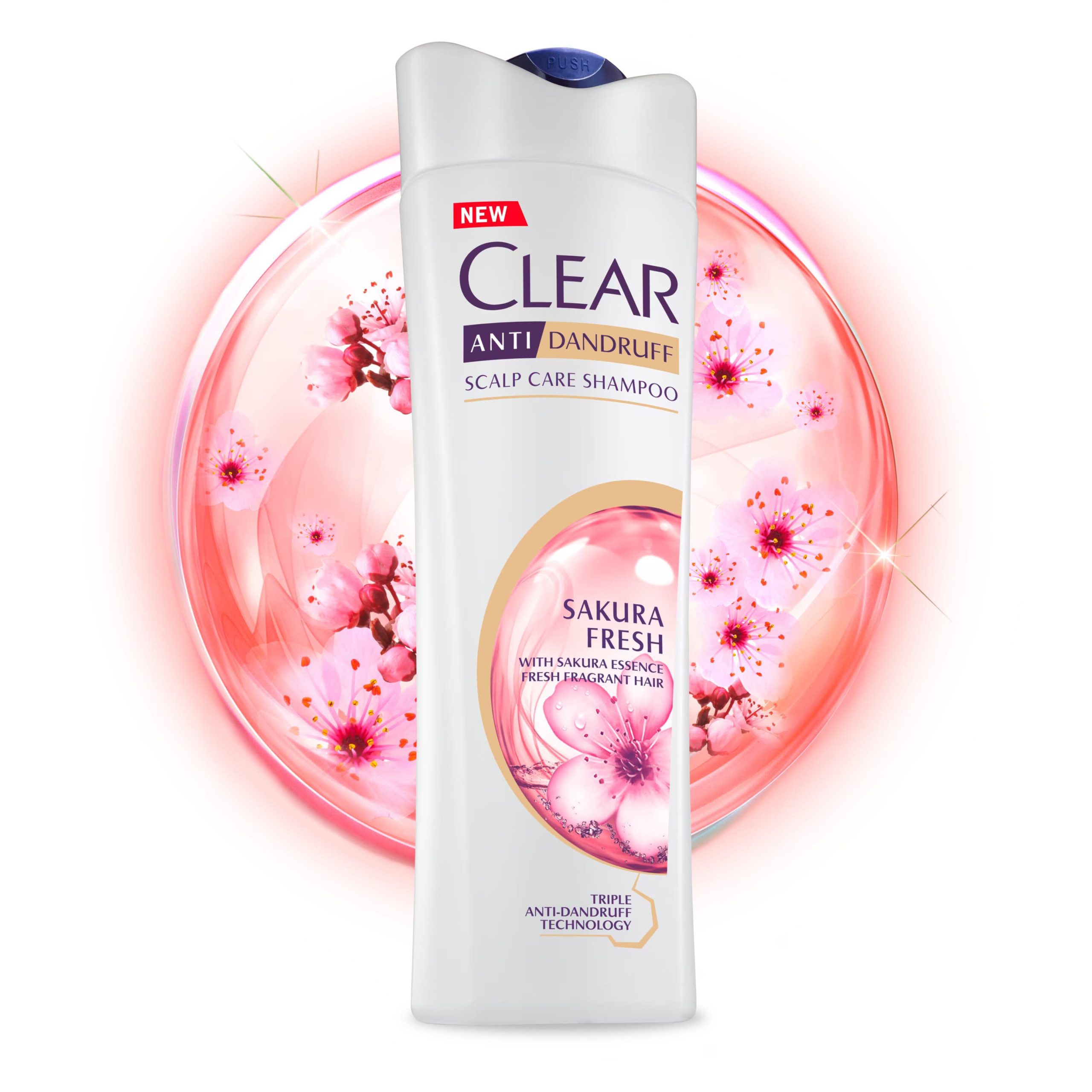 CLEAR Anti-Dandruff Sakura Fresh Scalp Care Shampoo - 300ml