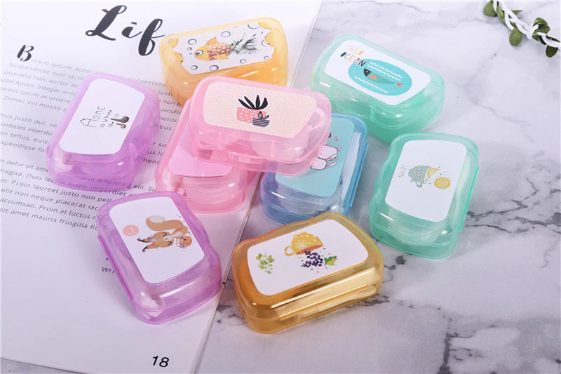 Cutest Color Contact Lens Case Kit Box Xiang Yu