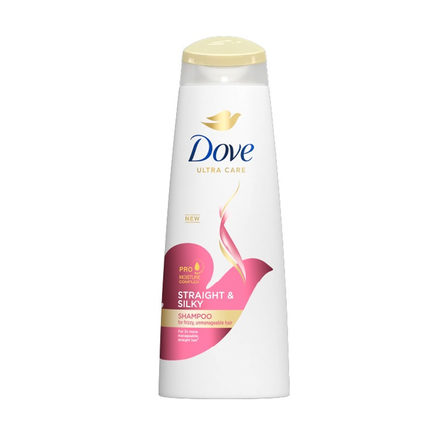 Dove Straight & Silky Shampoo - 330ml