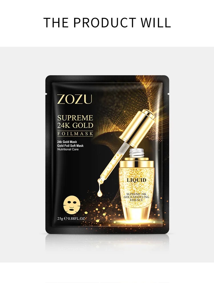 ZOZU 24K Supreme Gold Face Sheet Mask