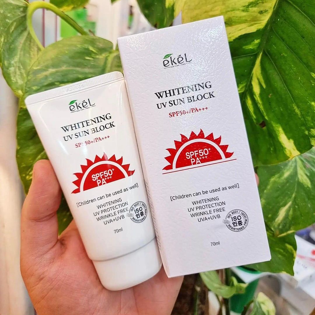 Ekel Whitening UV Sun Block Cream SPF50+/PA+++ (70ml)