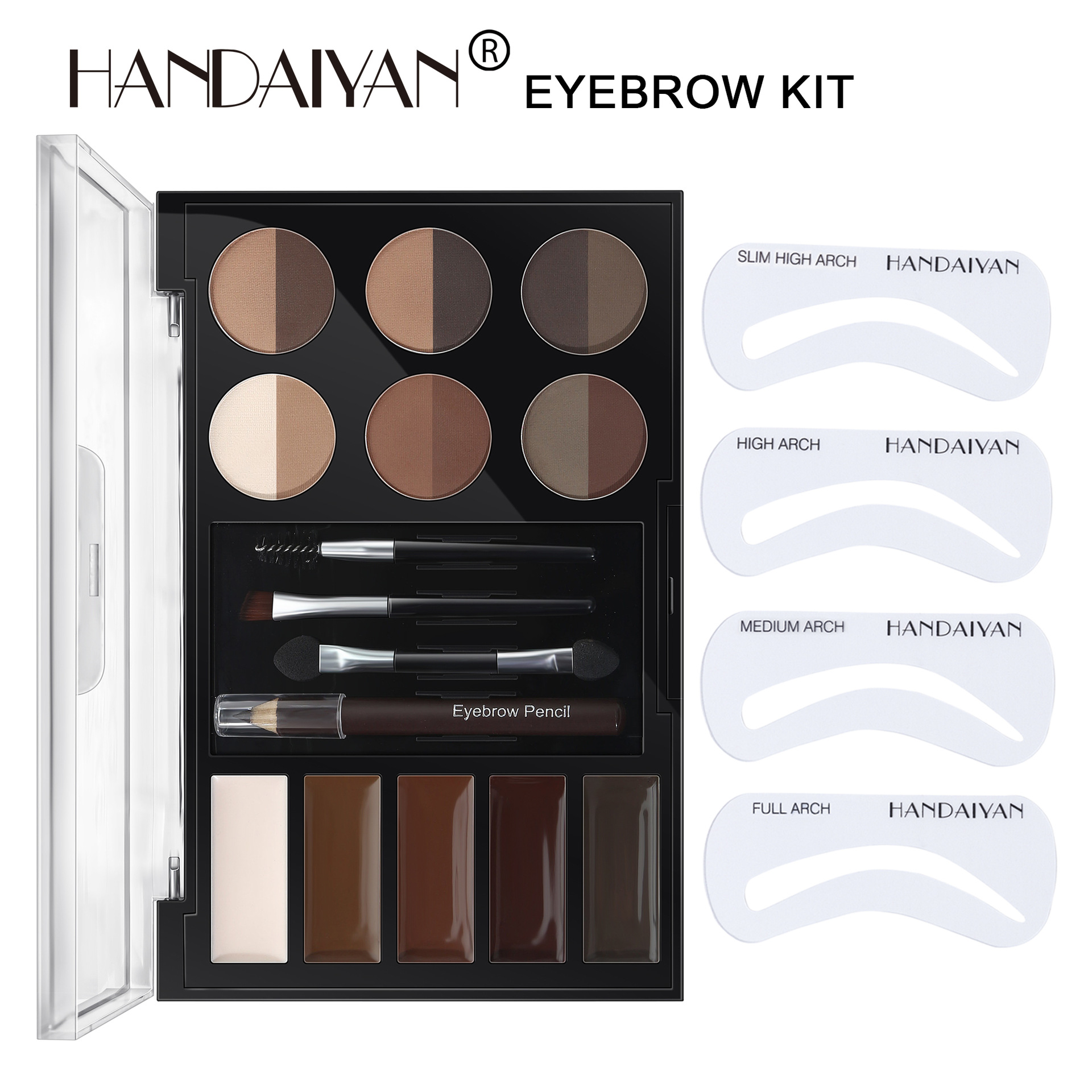HANDAIYAN Eyebrow Kit Pro Palette