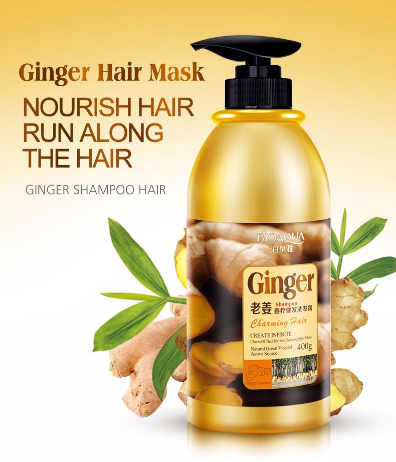 BIOAQUA Ginger Hair Shampoo - 400gm
