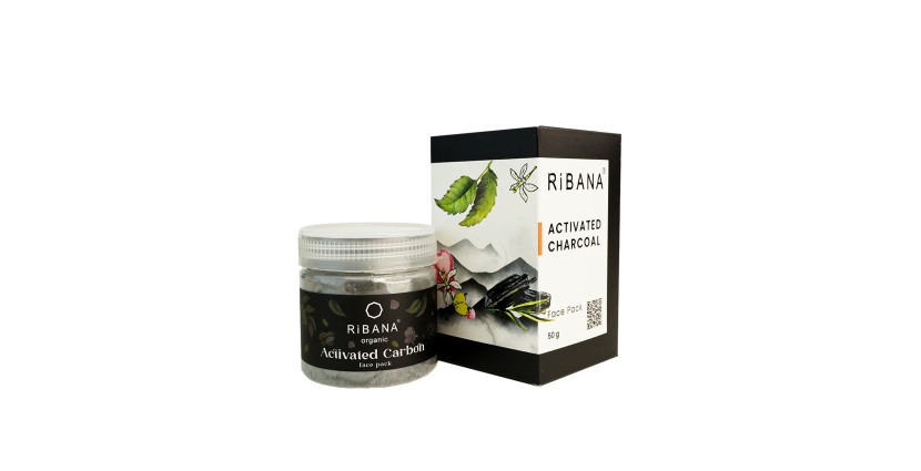RiBANA Activated Charcoal Face Pack