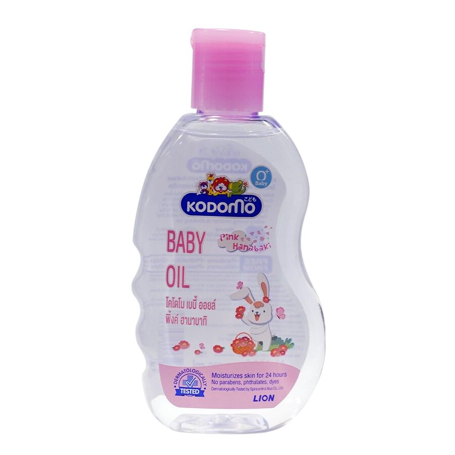 KODOMO Pink Hanabaki Baby Oil - 100ml