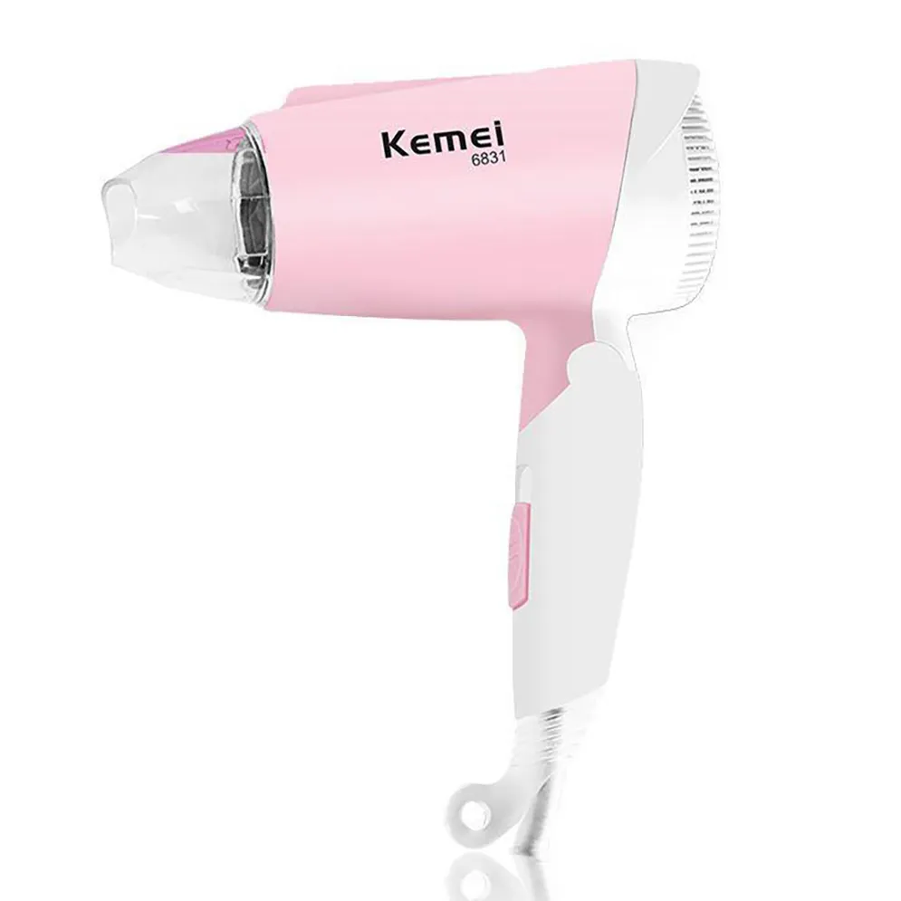 Kemey KM-6831 Essential Dry Care Foldable Hair Dryer