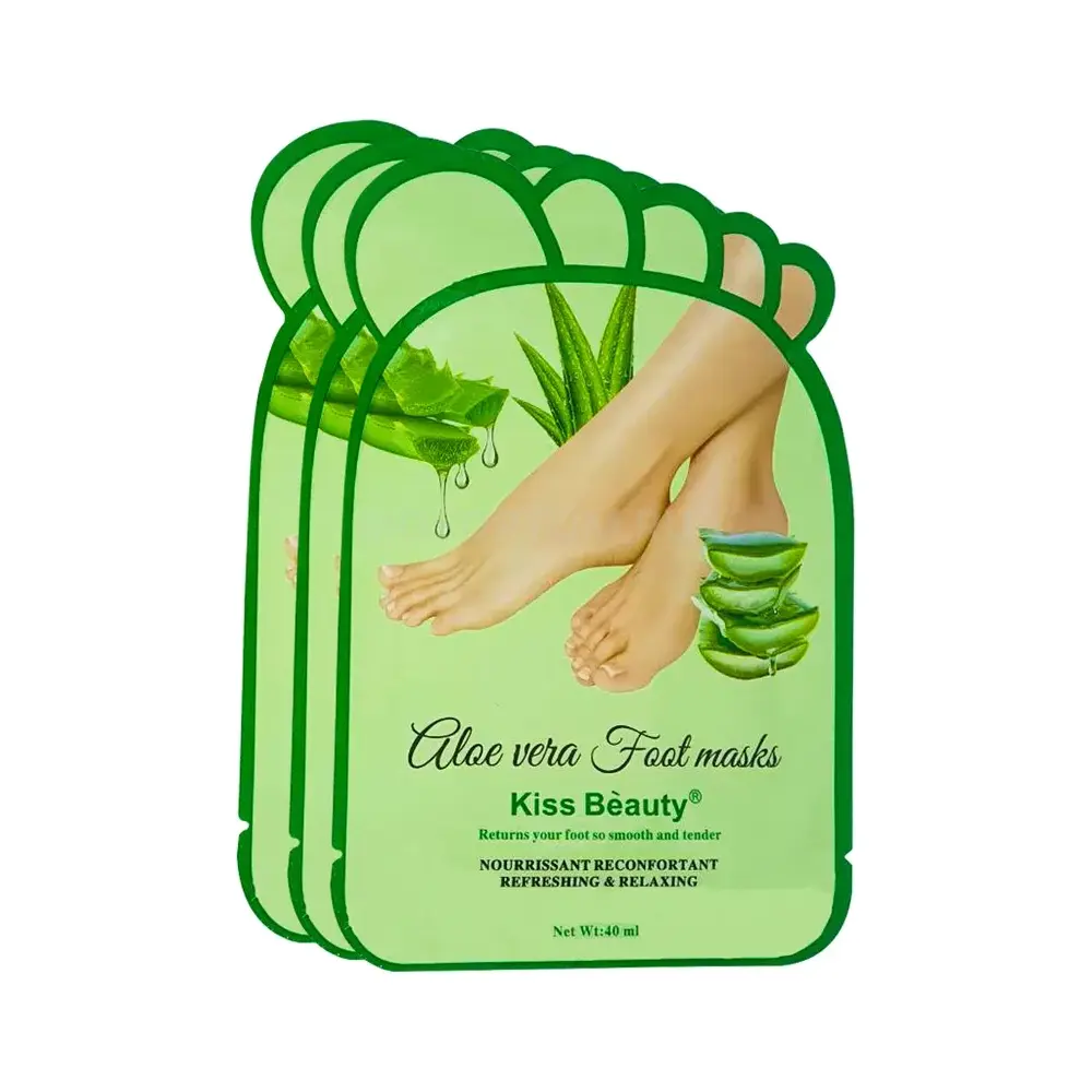 Kiss Beauty Foot Mask - Aloe Vera