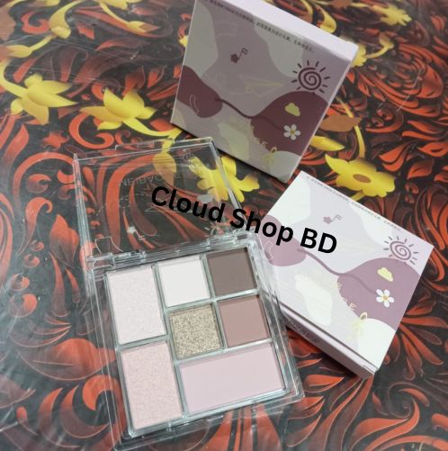 MEIBAOGE Transparent Seven Color Eyeshadow Palette