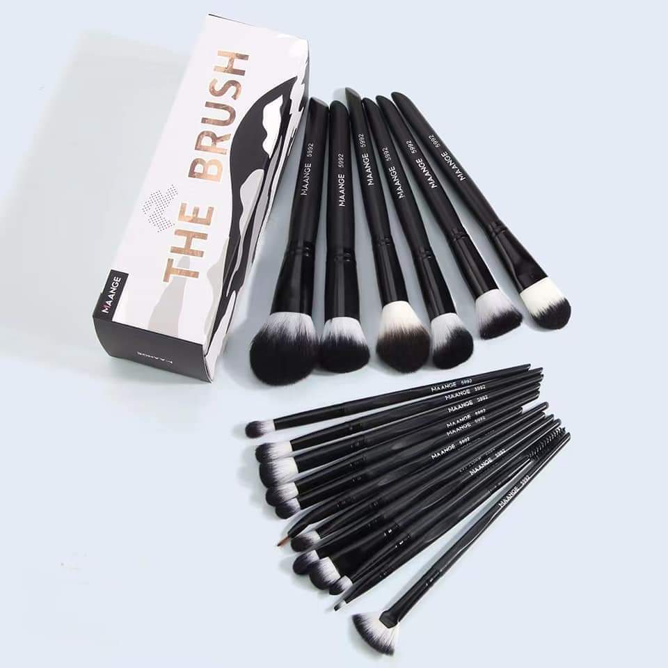 Maange 18pcs Brush set - The Brush(Black)
