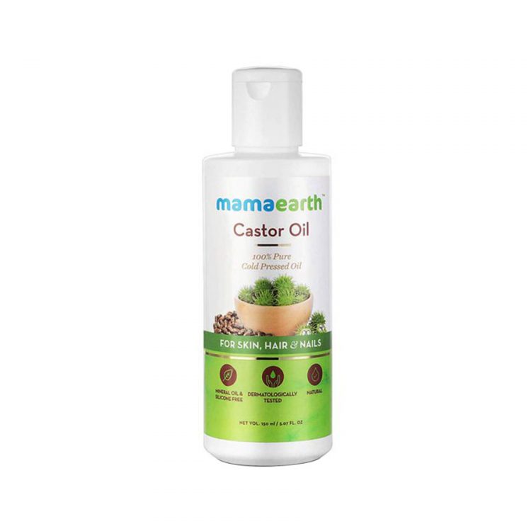 Mamaearth Castor Oil for Healthier Skin, Hair and Nails with 100% Pure and Natural Cold-Pressed Oil