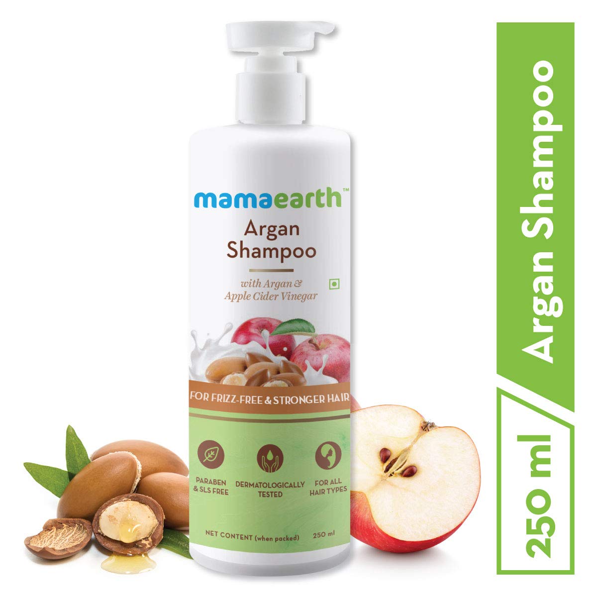 Mamaearth argan shampoo with argan & apple cider vinegar