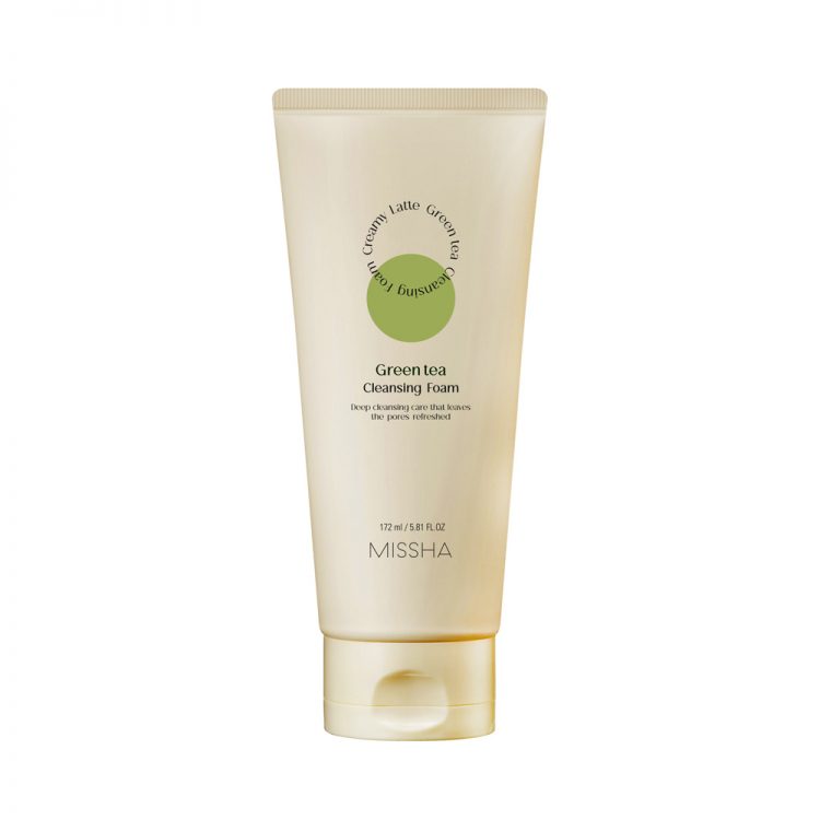 Missha Creamy Latte Green Tea Cleansing Foam