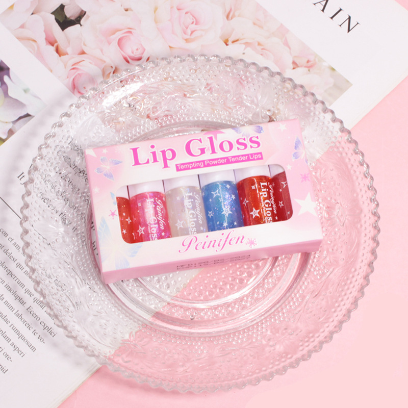 Peinifen 6pcs Lipgloss Set