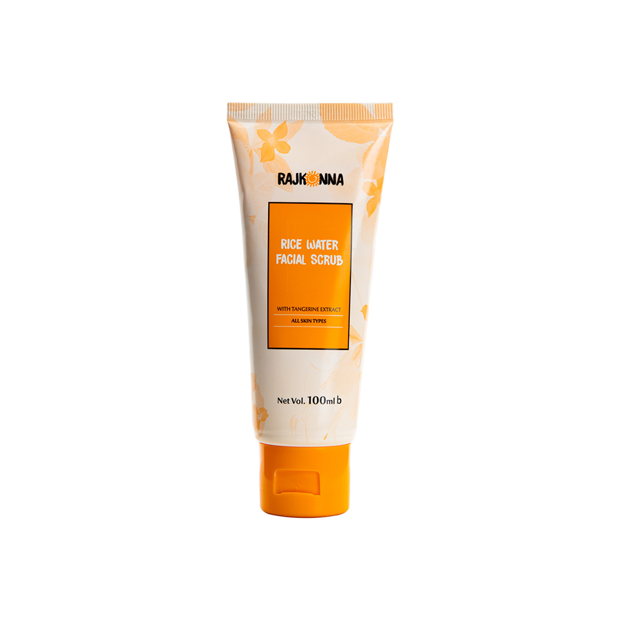 Rajkonna Rice Water Facial Scrub With Tangerine Extract 100ml