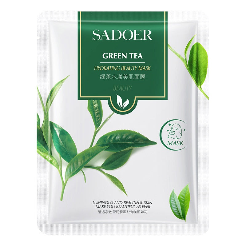 SADOER Green Tea Hydrating Facial Sheet Mask