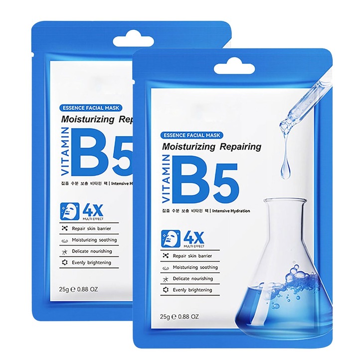 SADOER Moisturizing Repairing Vitamin B5 Facial Sheet Mask