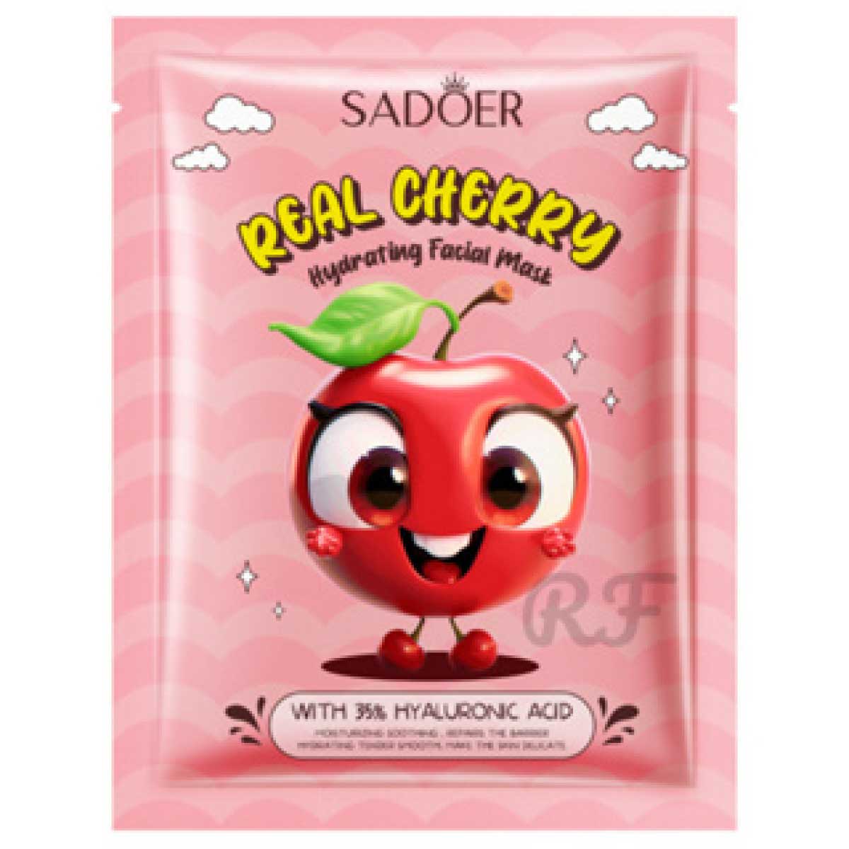 SADOER Real Cherry Hydrating Facial Sheet Mask