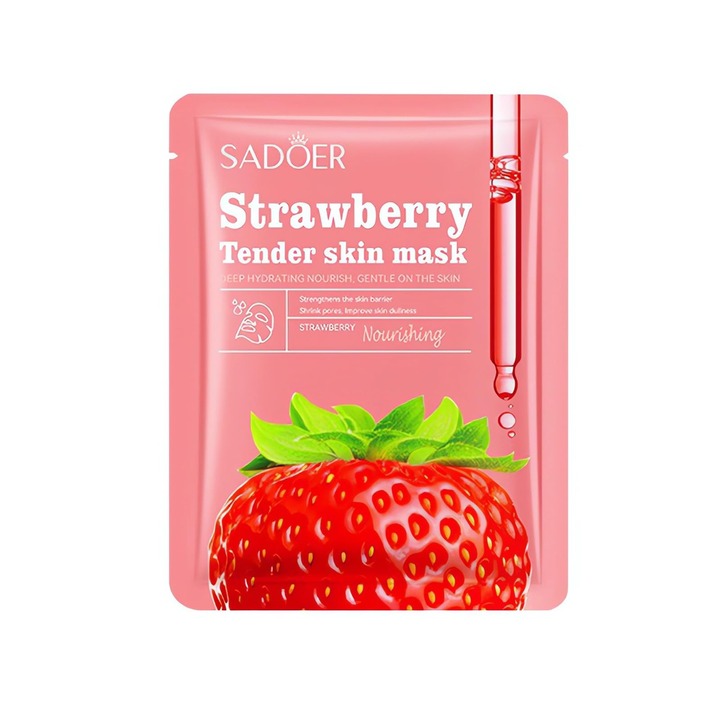 SADOER Strawberry Nourishing Tender Skin Facial Sheet Mask