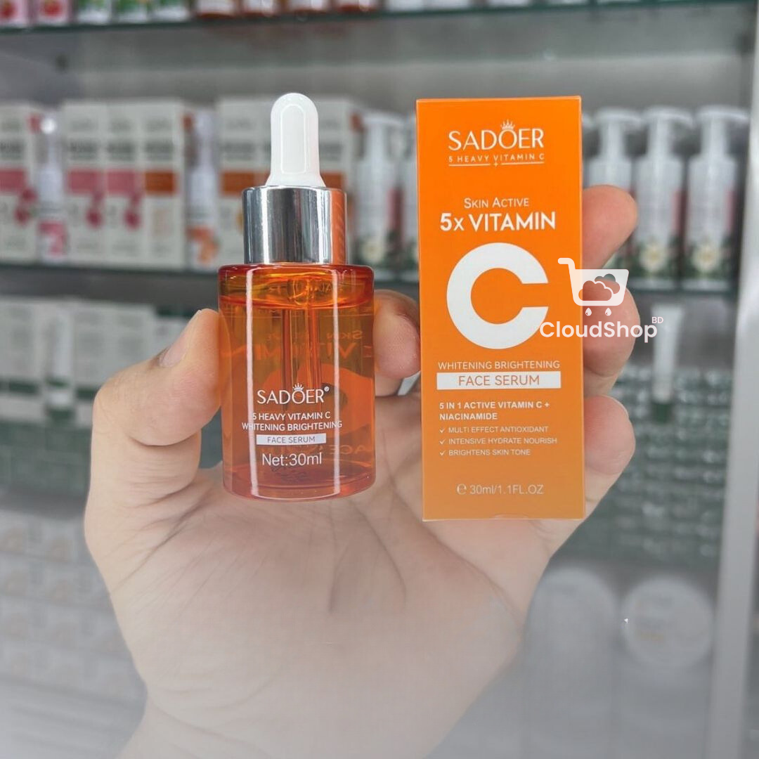 SADOER 5X Heavy Vitamin C Whitening Skin Active Face Serum - 30ml