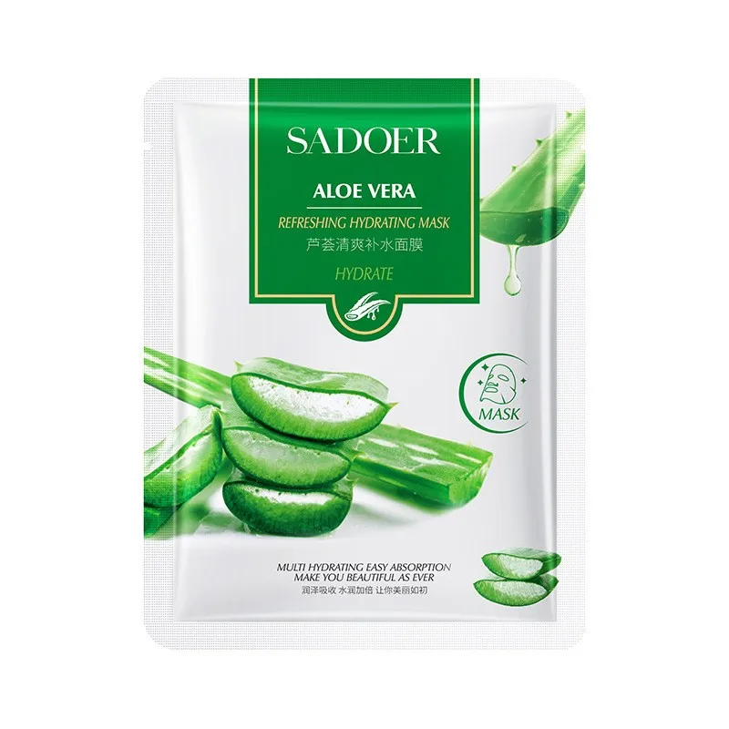SADOER Aloe Vera Refreshing Hydrating Facial Sheet Mask