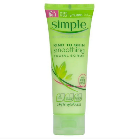 Simple Kind to Skin Smoothing Facial Scrub 75ml