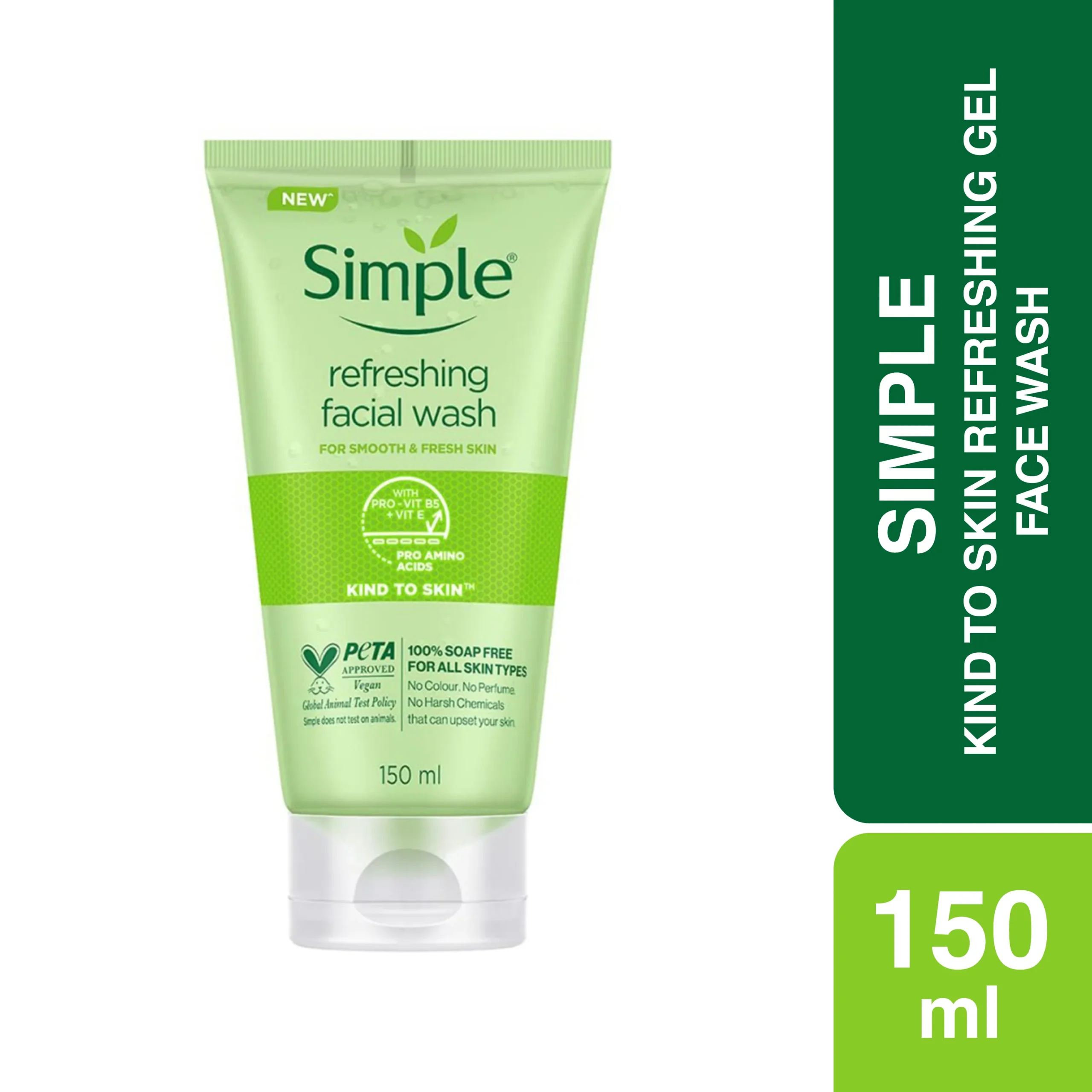 Simple Kind To Skin Refreshing Facial Wash (150ml)