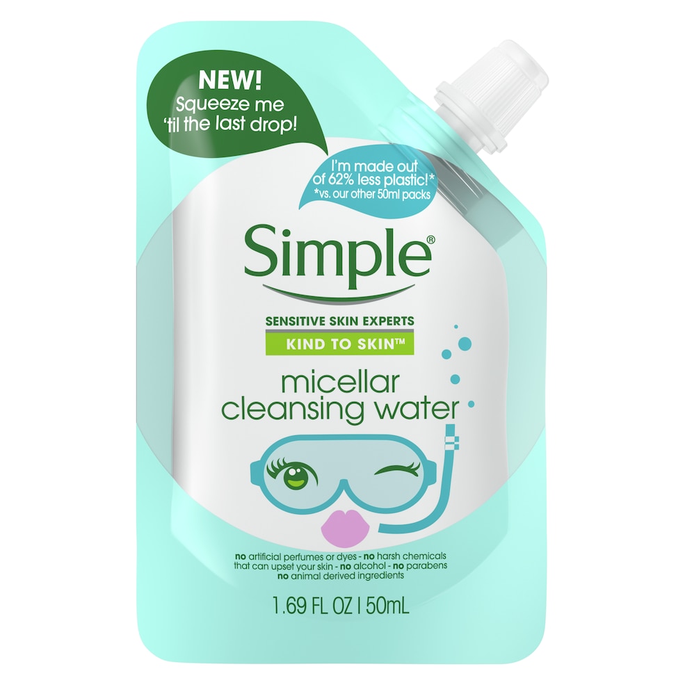 Simple Kind to Skin Mini Micellar Cleansing Water - 50ml