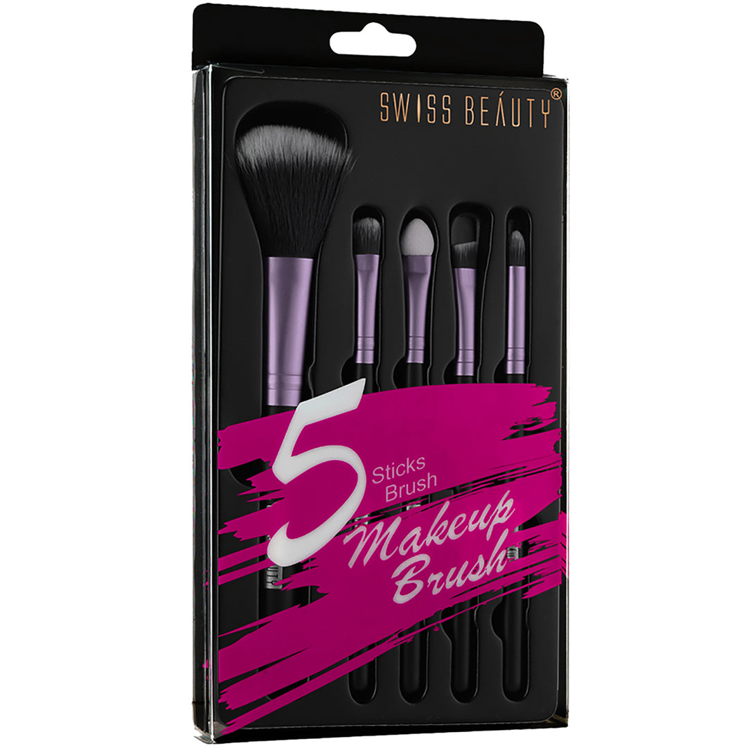 SWISS BEAUTY 5 Sticks Makeup Brushes