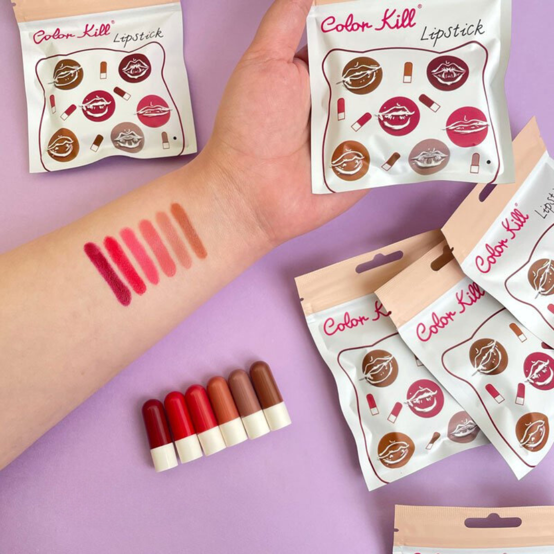Color Kill 6Pcs Capsule Lipstick Set