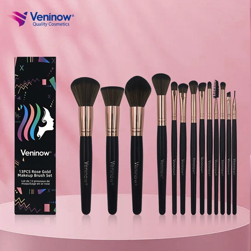 Veninow 13 Piece Makeup Brush Set