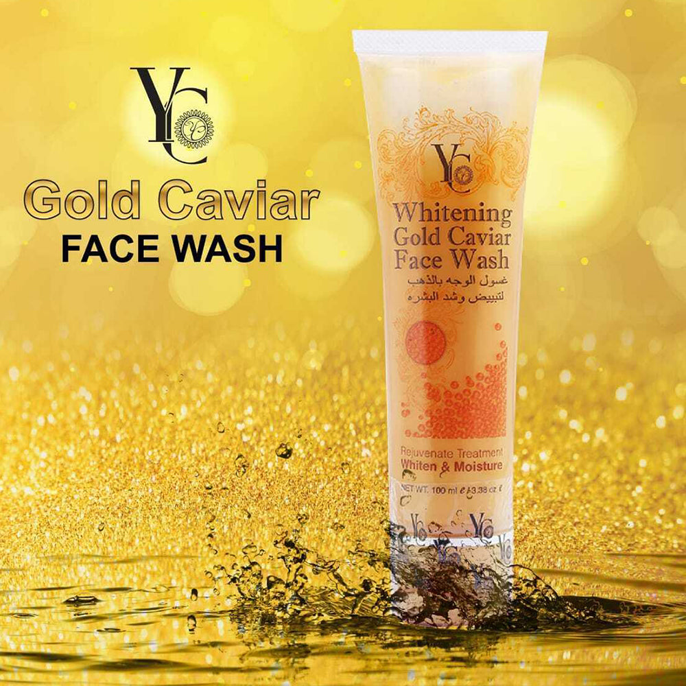 YC Whitening Gold Caviar Face Wash - 100ml