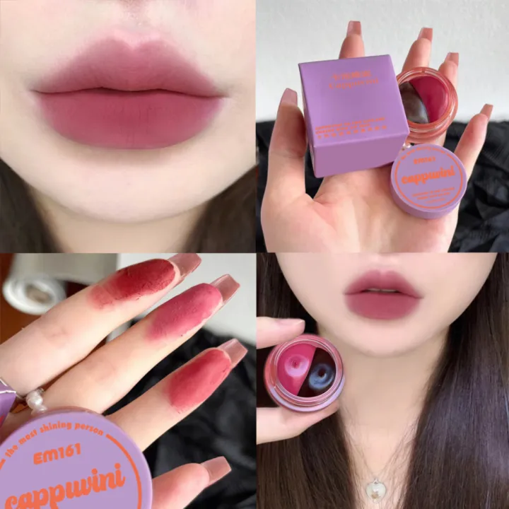 Cappuvini To Fog Lips And Cheeks With Lip Mud