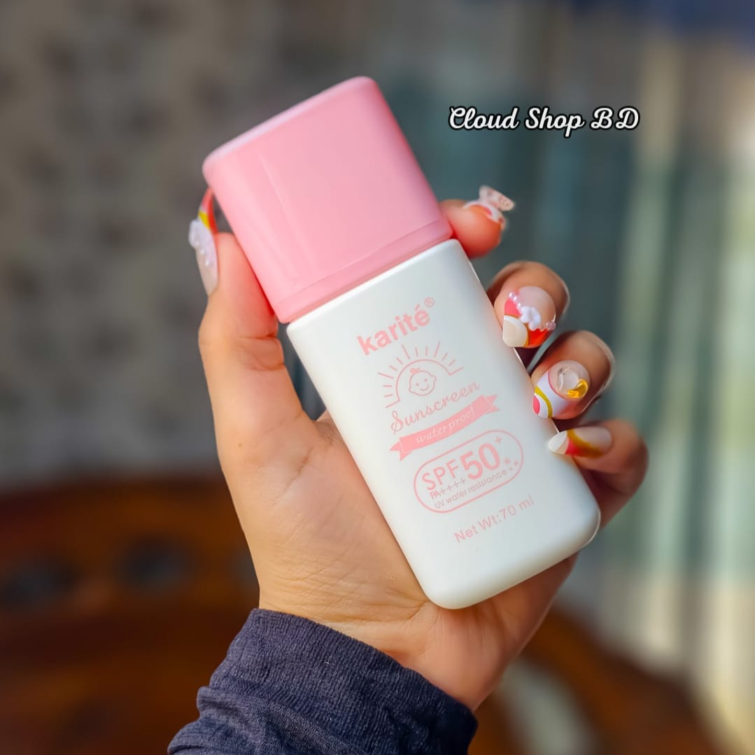 karite Waterproof Baby Sunscreen SPF 50/PA++++ (70ml)