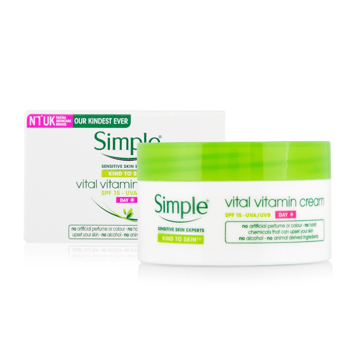 Simple Kind To Skin Vital Vitamin Day Cream With SPF15 – 50ml